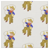 Kleiner Vintager Cowboy Stoff (Nahaufnahme)