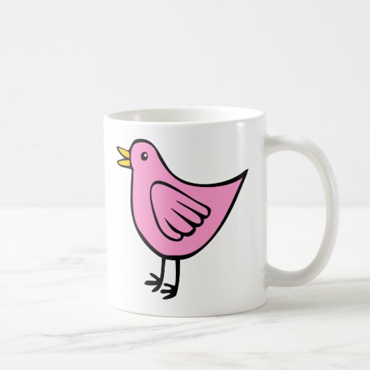 Kleiner Vogel 04 Kaffeetasse (Rechts)