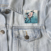 Kleiner Vogel auf der Burg Sakura Button (Beispiel)