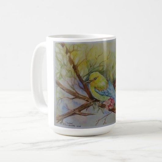 Kleiner Vogel Kaffeetasse (Vorderseite Links)