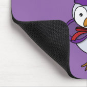 Kleiner Vogel mit Zauberkostüm Mousepad (Ecke)