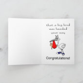 Kleiner Vogel, neue Glückwünsche Karte (Innenseite)