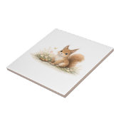 Kleiner Wald Freund Eichhörnchen Fliese (Seite)