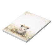 Kleiner Wald Freund Opossum Notizblock (Rotiert)