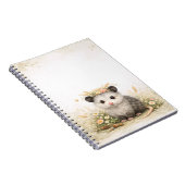 Kleiner Wald Freund Opossum Notizblock (Rechte Seite)