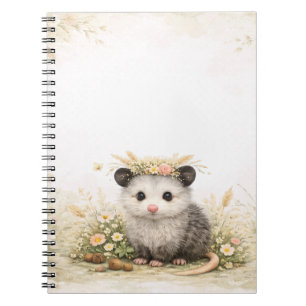 Kleiner Wald Freund Opossum Notizblock