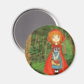 kleiner Wald Magnet (Vorderseite/Rückseite)