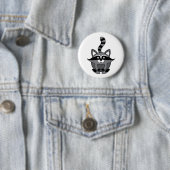 Kleiner Waschbär Button (Beispiel)