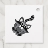 Kleiner Waschbär Geschenkanhänger (Rückseite)