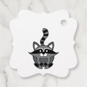 Kleiner Waschbär Geschenkanhänger (Rückseite)