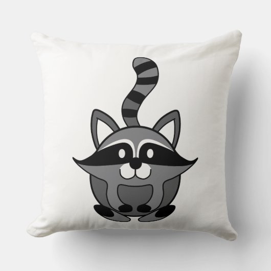 Kleiner Waschbär Kissen (Vorderseite)