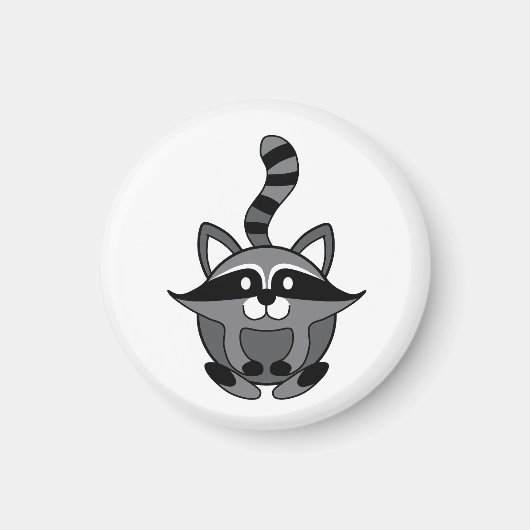 Kleiner Waschbär Magnet (Vorne)