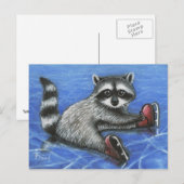 Kleiner Waschbär Postkarte (Vorne/Hinten)