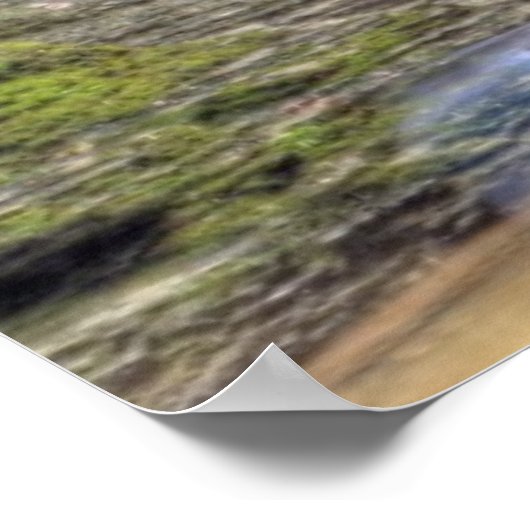 Kleiner Wasserfall, Buttermilk Falls Staat Park, N Poster (Ecke)