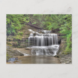 Kleiner Wasserfall, Buttermilk Falls Staat Park, N Postkarte