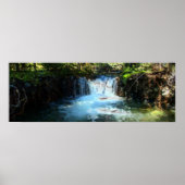 Kleiner Wasserfall Poster (Vorne)