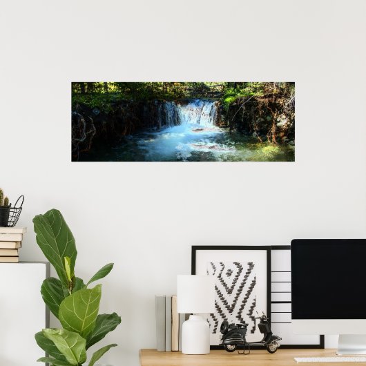 Kleiner Wasserfall Poster (Heimbüro)