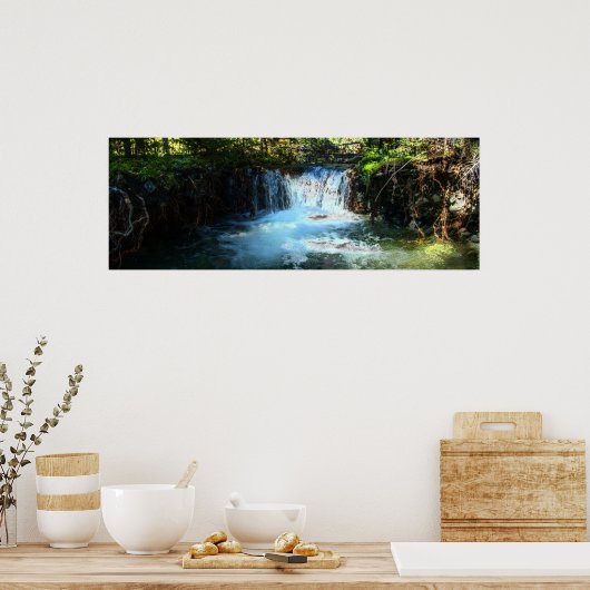 Kleiner Wasserfall Poster (Küche)