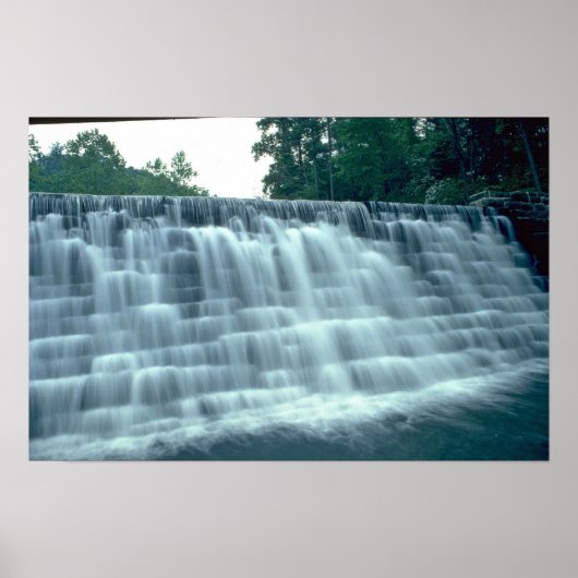 Kleiner Wasserkraftdamm Poster (Vorne)