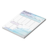 Kleiner Weekly-Planner Notepad Notizblock (Rotiert)
