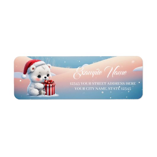 Kleiner Weihnachtsbär (Vorne)