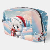 Kleiner Weihnachtsbär Waschbeutel (Rechte Ecke)