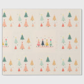 Kleiner Weihnachtsbaum Geschenkpapier (Flach)