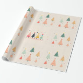 Kleiner Weihnachtsbaum Geschenkpapier (Ungerollt)