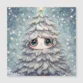 Kleiner Weihnachtsbaum Magnetkarte (Vorderseite)