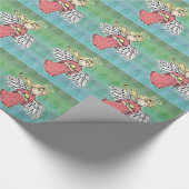 Kleiner Weihnachtsgel Geschenkpapier (Ecke)