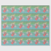 Kleiner Weihnachtsgel Geschenkpapier (Flach)