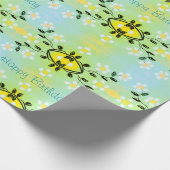 Kleiner Weißabsatz-Papierhandschuh Geschenkpapier (Ecke)