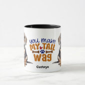 Kleiner Welpen, den du mir zum Schwanz machen kann Tasse (Zentrum)