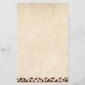 Kleiner Western Cowboy Baby-Duschworte verwirren (Rückseite)