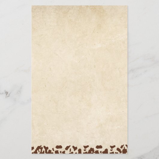 Kleiner Western Cowboy Baby Shower Bingo Game (Rückseite)