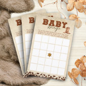 Kleiner Western Cowboy Baby Shower Bingo Game