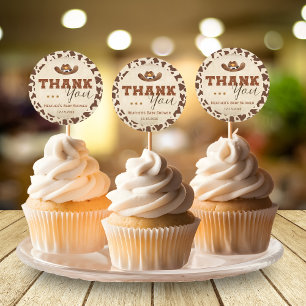 Kleiner Western Cowboy Babydusche Runder Aufkleber