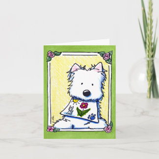 Kleiner Westie-Künstler