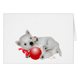 Kleiner Westie mit Ornament