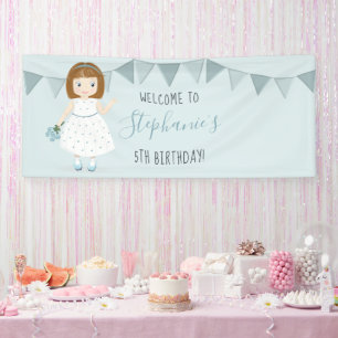 Kleiner Wildblumen-Geburtstag Banner