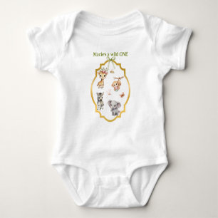 Kleiner Wilder Geburtstag Baby Strampler