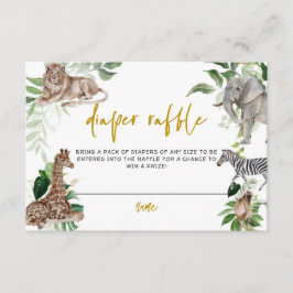 Kleiner wilder Safari Baby Duwer Windwaschwanne Ra Begleitkarte