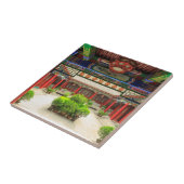 Kleiner Wildgans-Tempel, China Fliese (Seite)