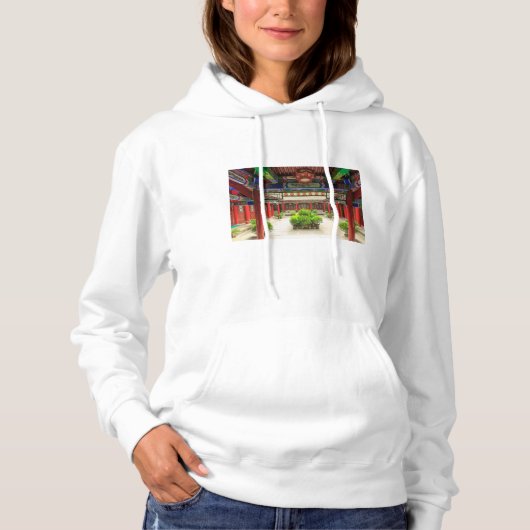 Kleiner Wildgans-Tempel, China Hoodie (Vorderseite)