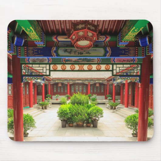 Kleiner Wildgans-Tempel, China Mousepad (Vorne)