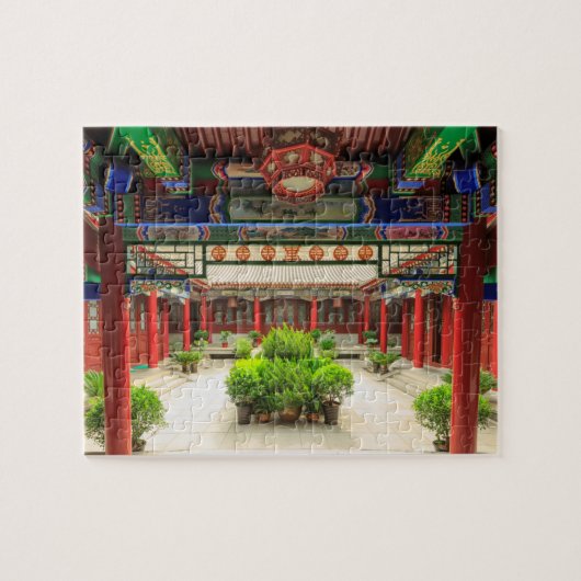 Kleiner Wildgans-Tempel, China Puzzle (Horizontal)