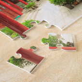 Kleiner Wildgans-Tempel, China Puzzle (Seite)