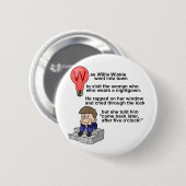 Kleiner Willie Winkie Button (Vorne & Hinten)