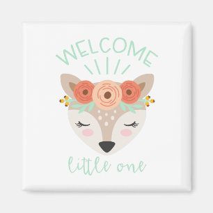 Kleiner willkommen magnet