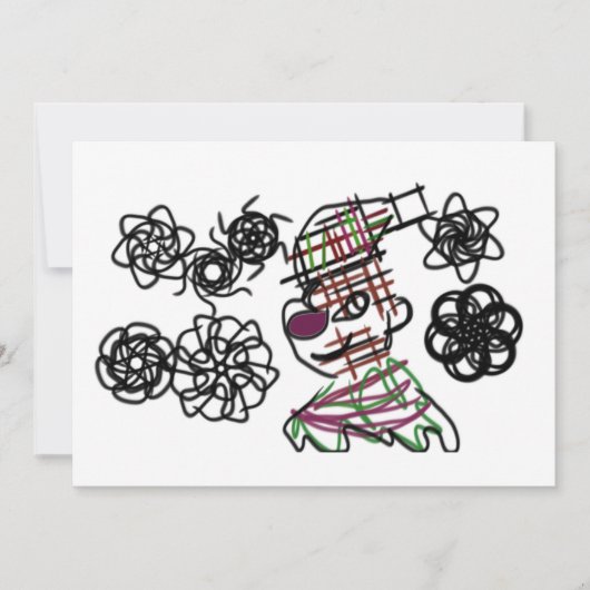 Kleiner Winter Feiertagskarte (Vorderseite)